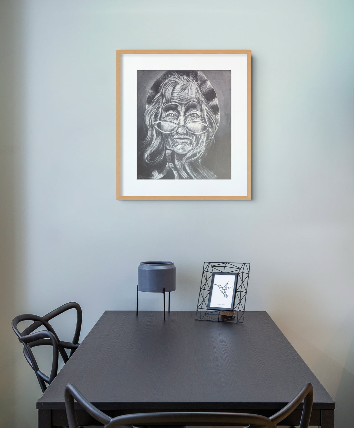 Retrato anciana. Original disponible · pieza única.