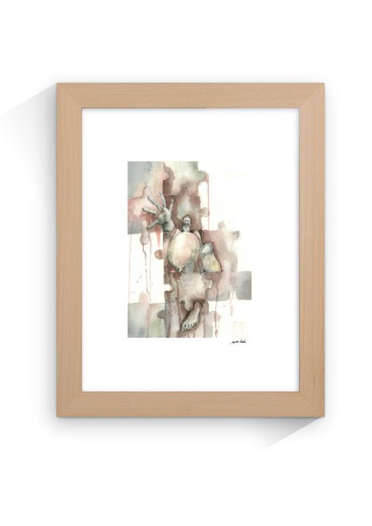 Encajar también hiere. El mundo pidió una forma. El cuerpo tenía otra. Prints.