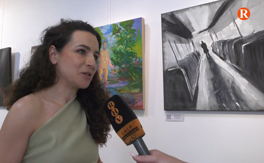 Aurelia Feral. Entrevista. Guadassuar. Valencia. Exposición Soledad Conectada.