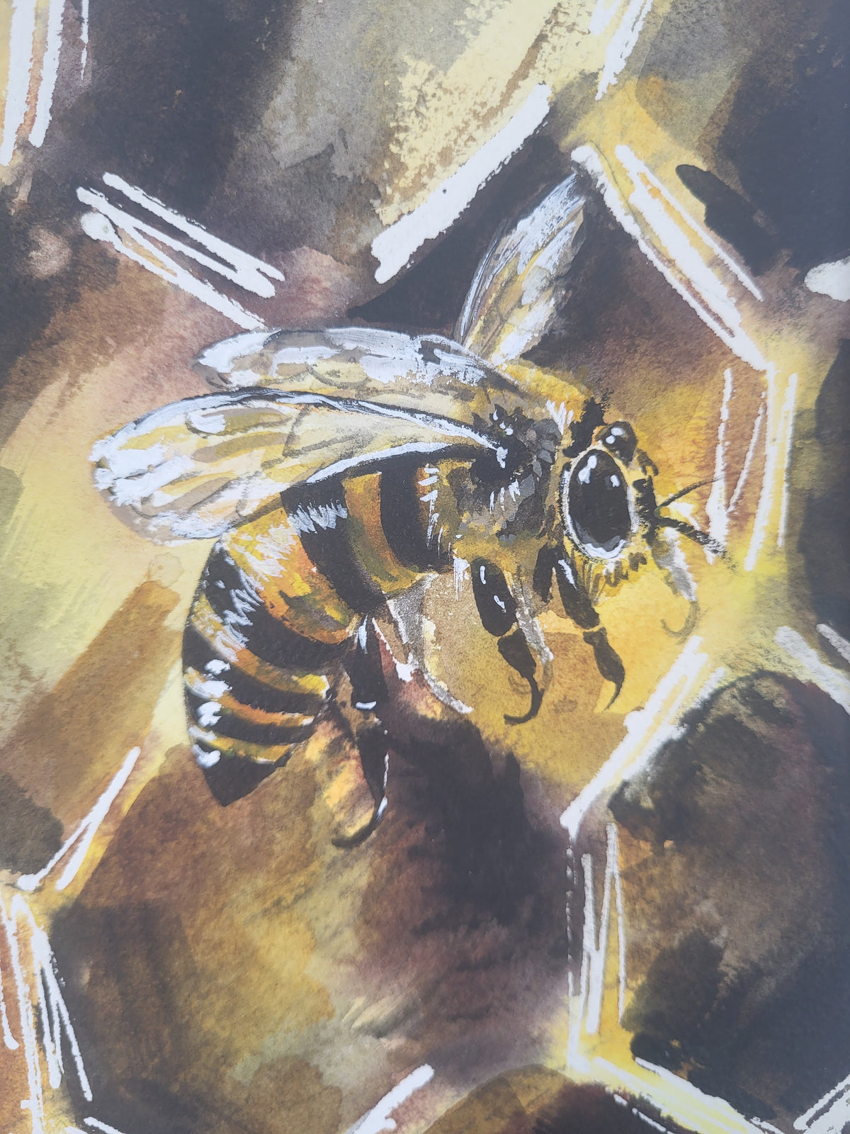 Funciona así. Lo que no es bueno para la colmena, no es bueno para la abeja. Original