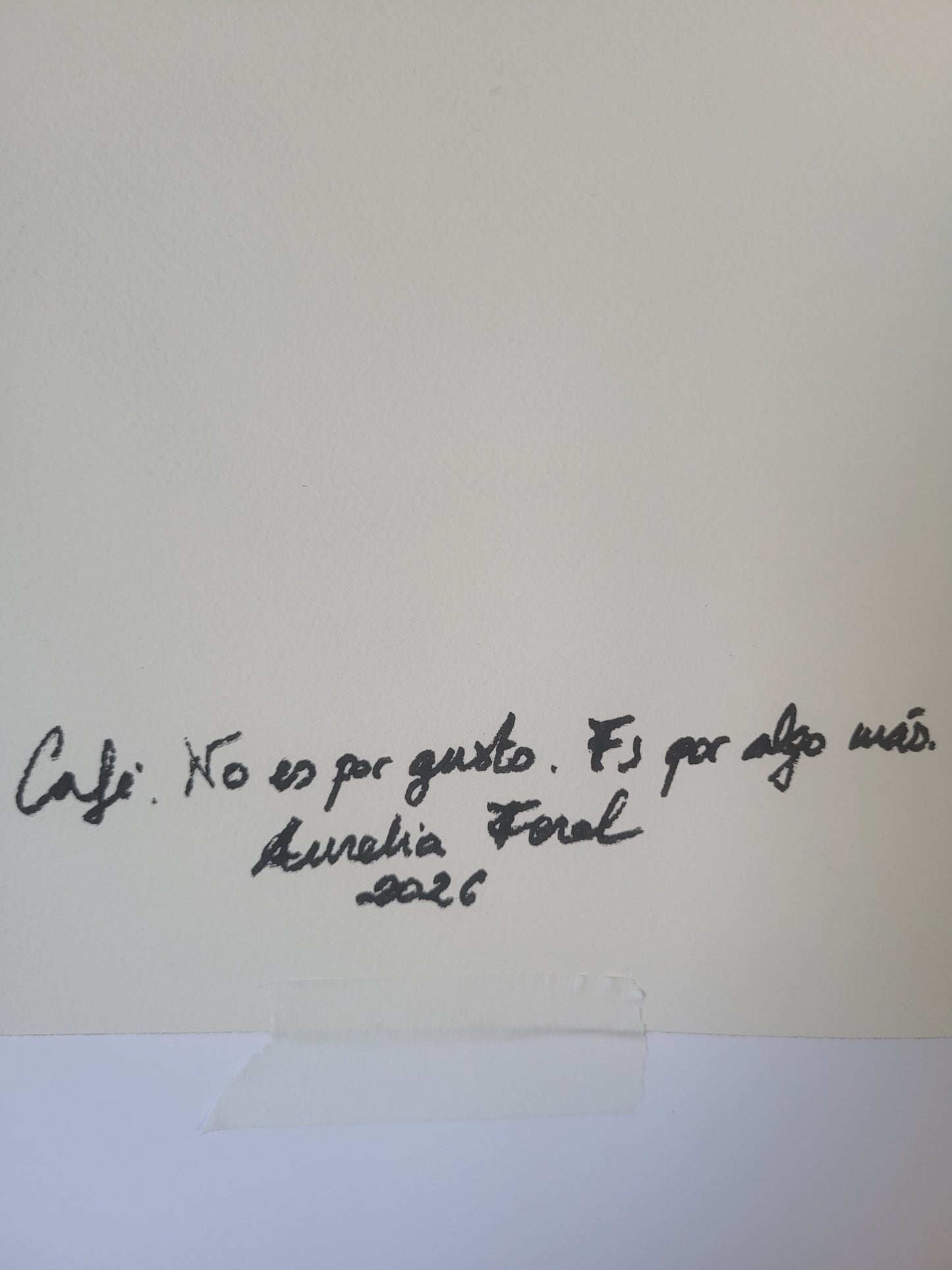 Café. No es por gusto. Es por algo más. Original.