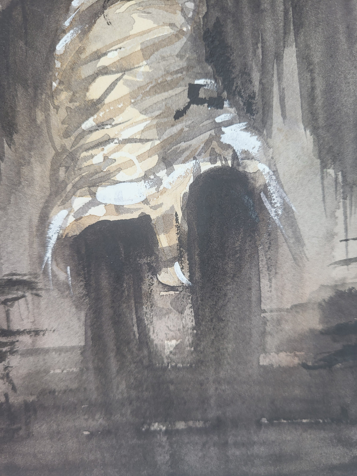 Elefante. No te persigue. Por eso no puedes huir. Original.
