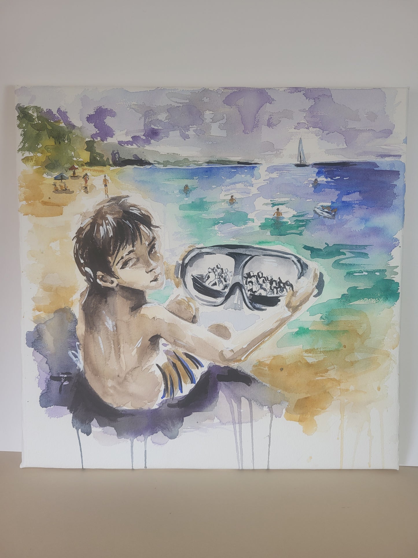Lo que el mar devuelve. Con sus gafas vio lo que nadie quería nombrar. Original.