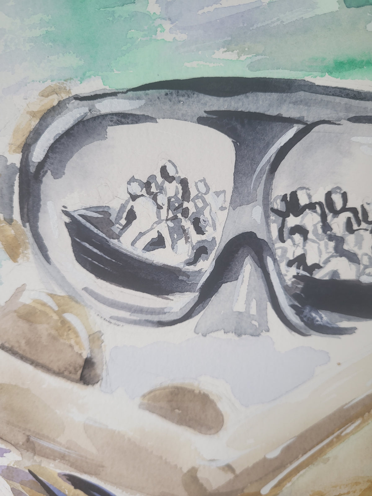 Lo que el mar devuelve. Con sus gafas vio lo que nadie quería nombrar. Original.