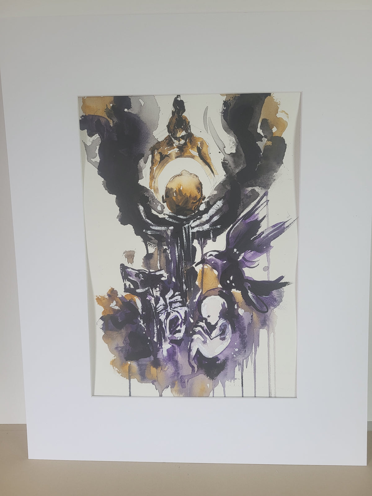 La obra continúa naciendo. Mientras vivo, algo en mí toma forma. Obra original.