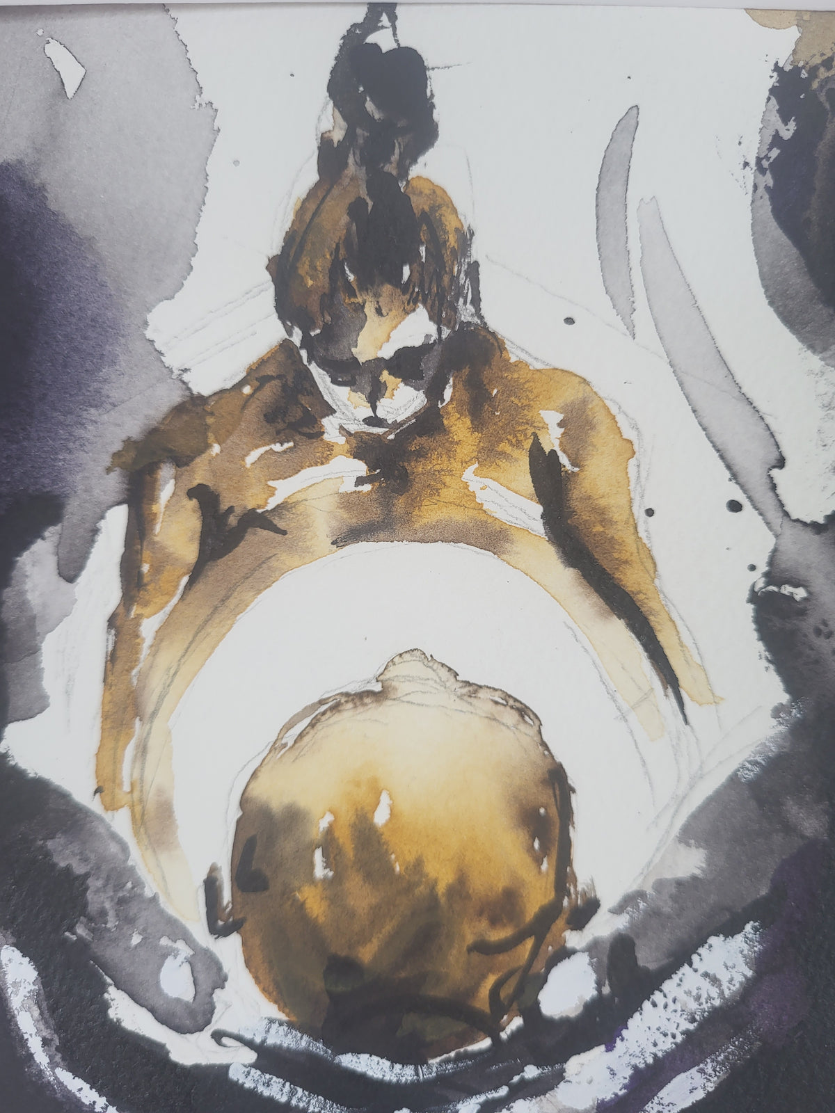 La obra continúa naciendo. Mientras vivo, algo en mí toma forma. Obra original.