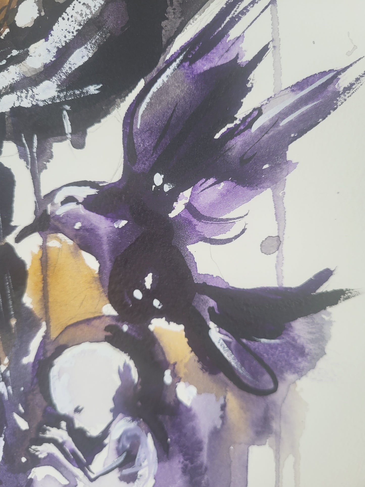 La obra continúa naciendo. Mientras vivo, algo en mí toma forma. Obra original.