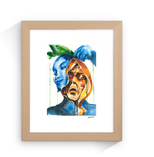 La cáscara sonreía. La pulpa miraba. Prints.