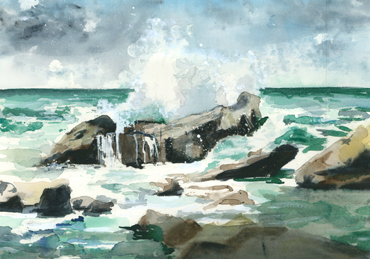 Rocas del mar. Original disponible · pieza única.