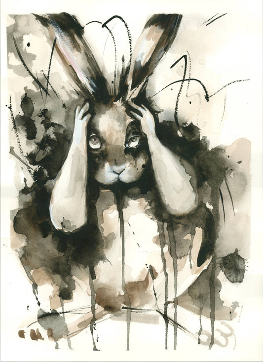 Saturación. Quien corre tras el tiempo nunca descansa. Original disponible · pieza única.