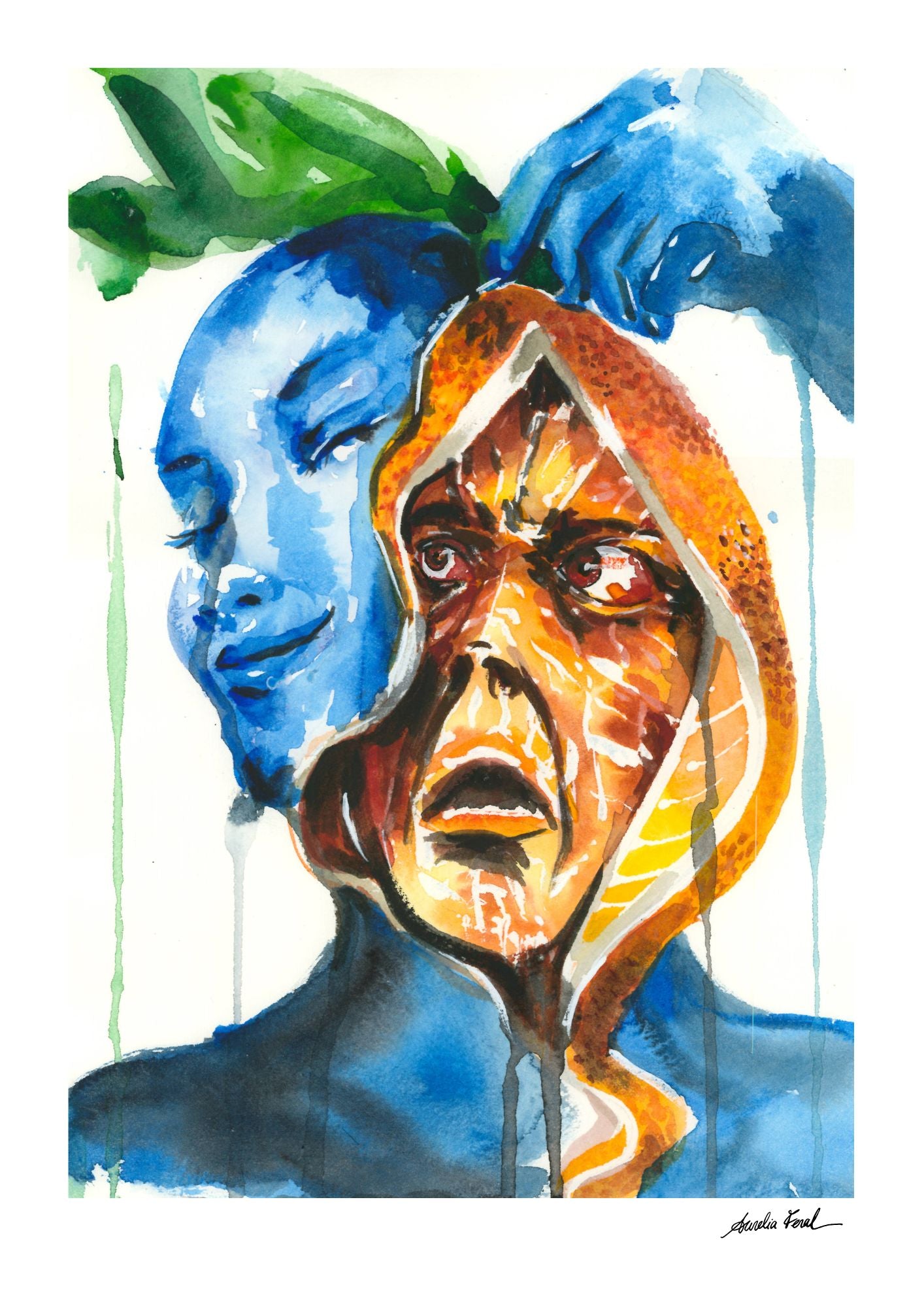 La cáscara sonreía. La pulpa miraba. Prints.