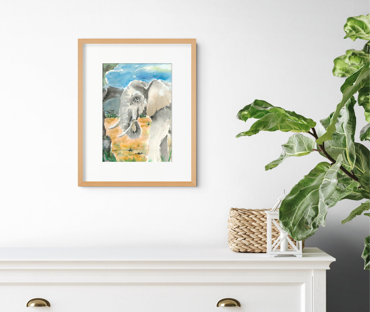 Elefante. Original disponible · pieza única.