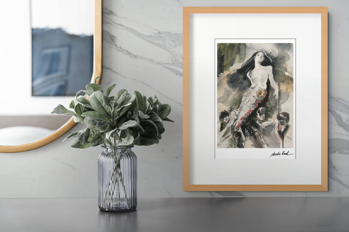 Objeto de deseo. La belleza expuesta no siempre es contemplada. Láminas artísticas.