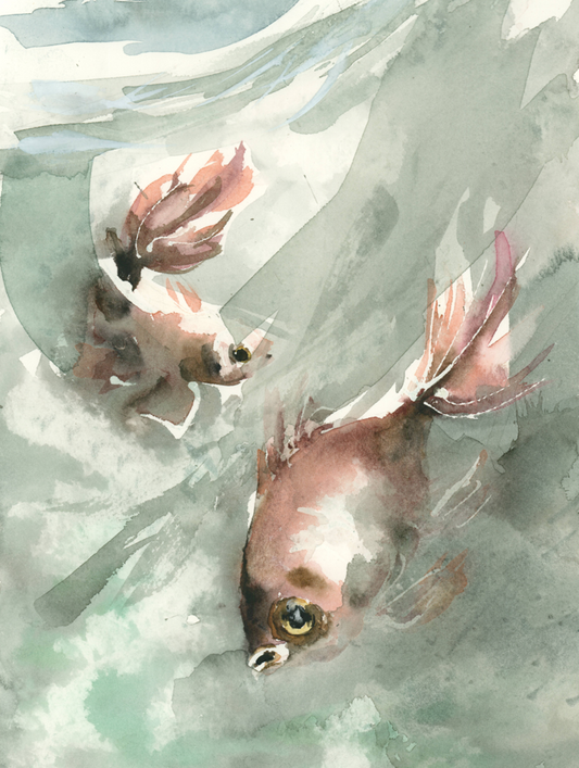 Peces. Original disponible · pieza única.