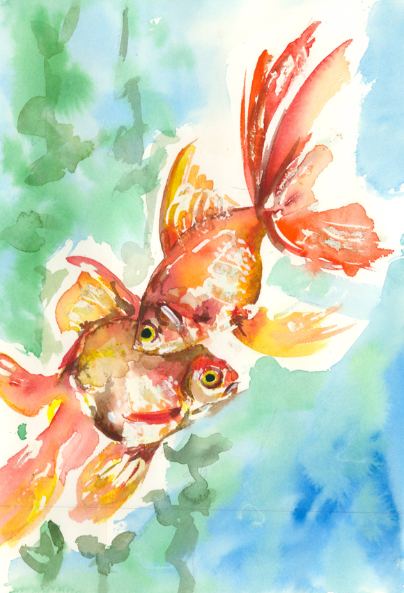 Peces. Original.